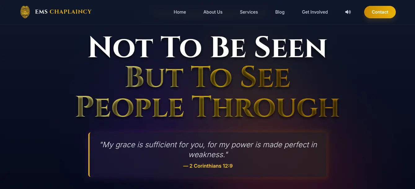 EMS Chaplaincy preview